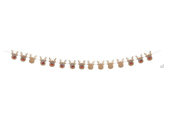 Guirlande renne DIY