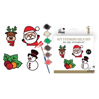 Kit DIY sticker gel de Noël