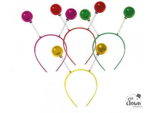 Serre tête boules disco