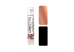 Canon à confettis 30cms rose gold/noir