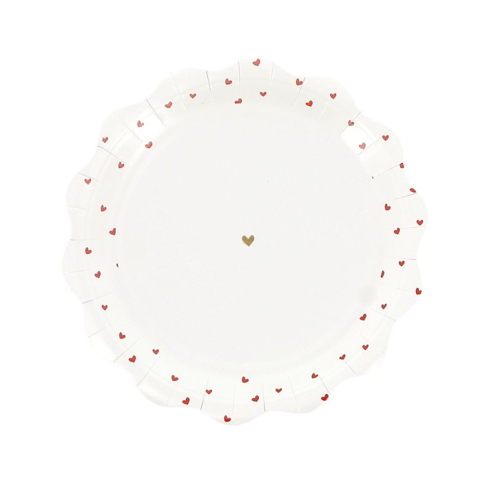Assiettes lovely time x8