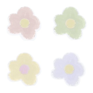 Serviettes marguerite Pâques x16