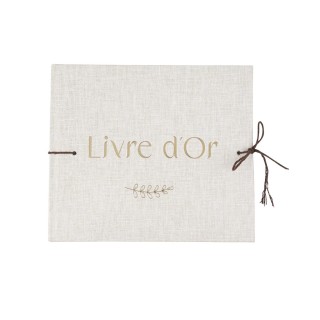 Livre d'or communion lin