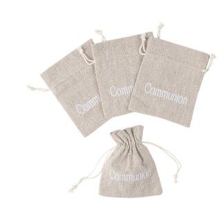 Pochon communion lin x4