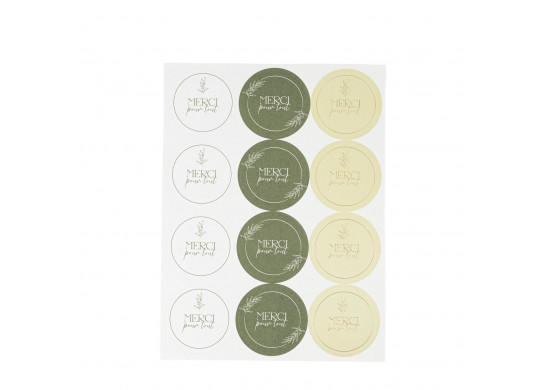 Stickers olive oil x24