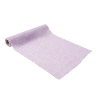 Chemin de table mousseline lilas - Chemin de table