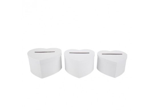 Urne coeur blanc T1