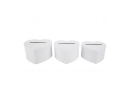Urne coeur blanc T3