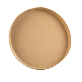 Plateau rond carton
