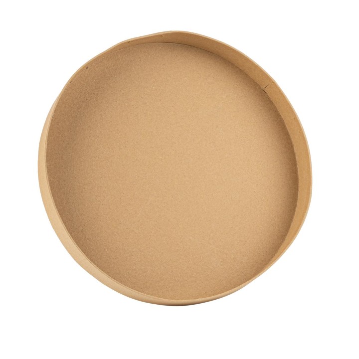 Plateau rond carton