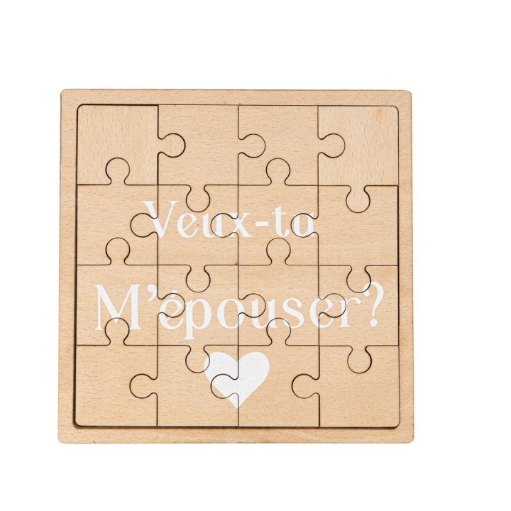 Puzzle bois veux tu m'epouser ?