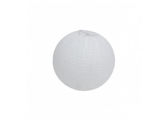 Lampion papier ajourée blanc Lampion papier ajourée blanc