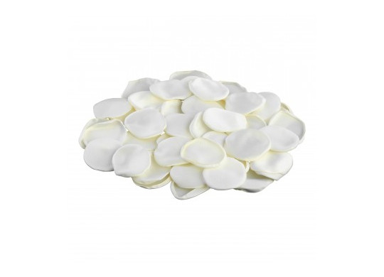 Sachet 50 pétales satin ivoire