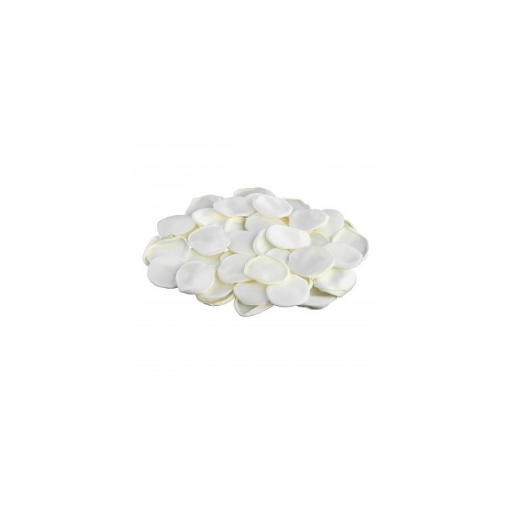 Sachet 50 pétales satin ivoire
