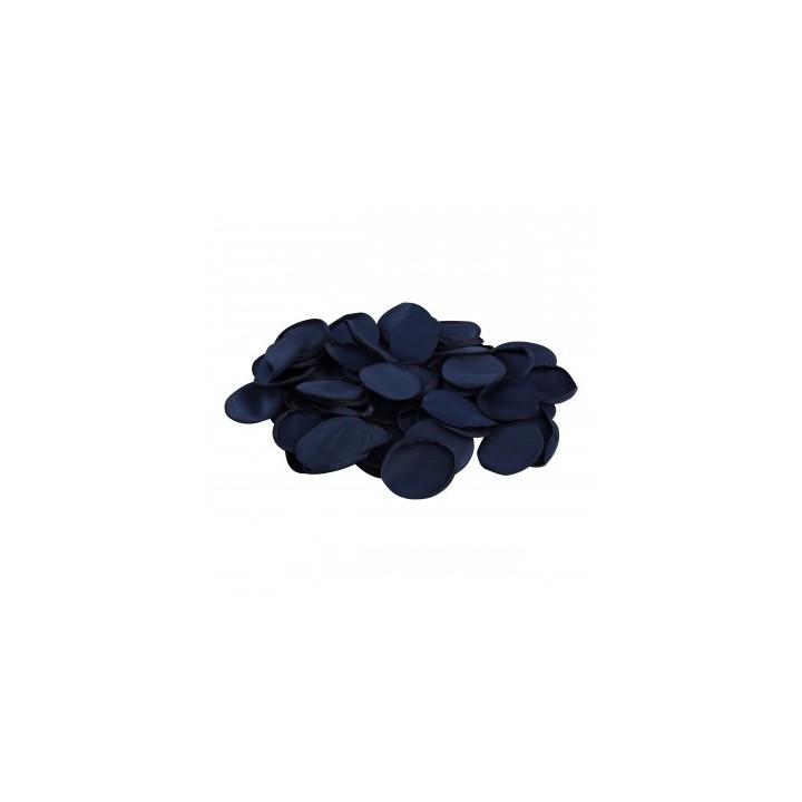 Sachet 50 pétales satin bleu roi