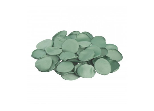 Sachet 50 pétales satin vert sauge