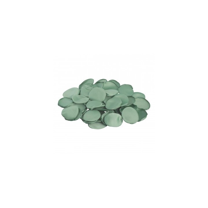 Sachet 50 pétales satin vert sauge