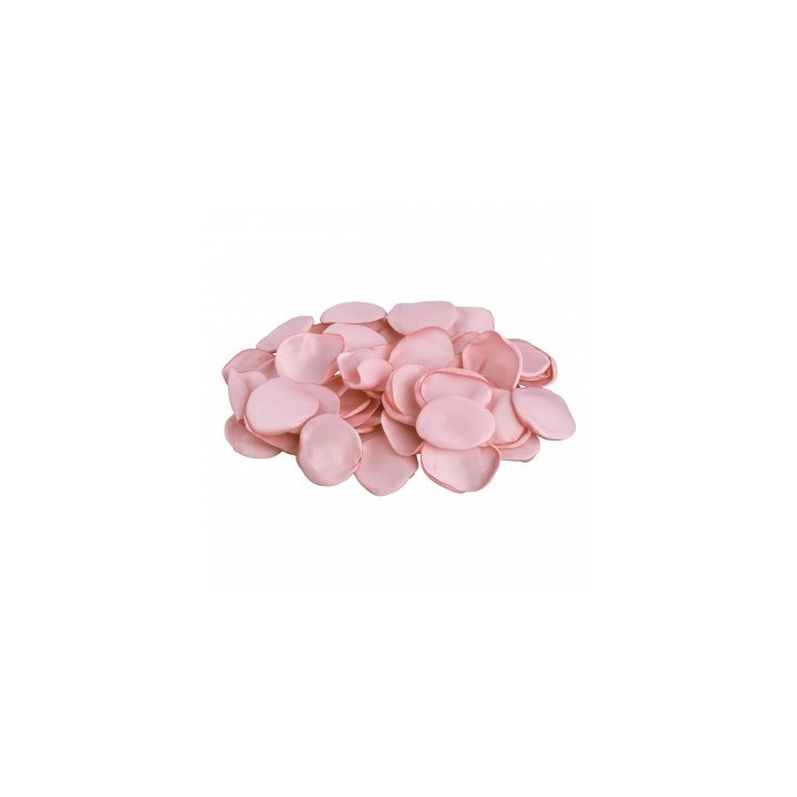 Sachet 50 pétales satin rose poudré