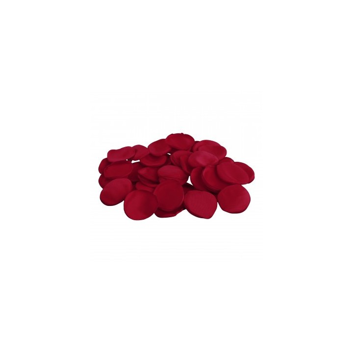 Sachet 50 pétales satin rouge