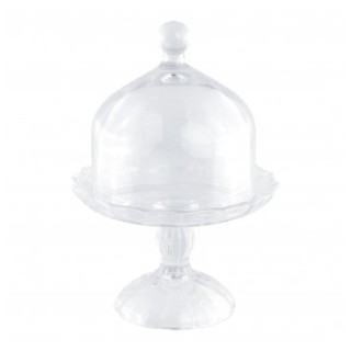 Plateau verre pétunia sur pied