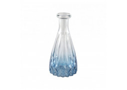Vase verre Alexandrine bleu degradé