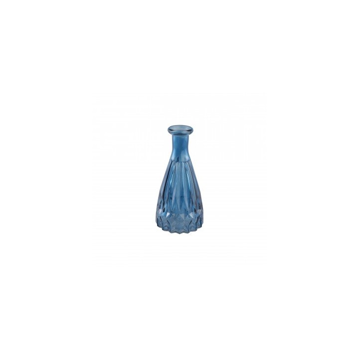 Vase verre mini Alexandrine bleu denim