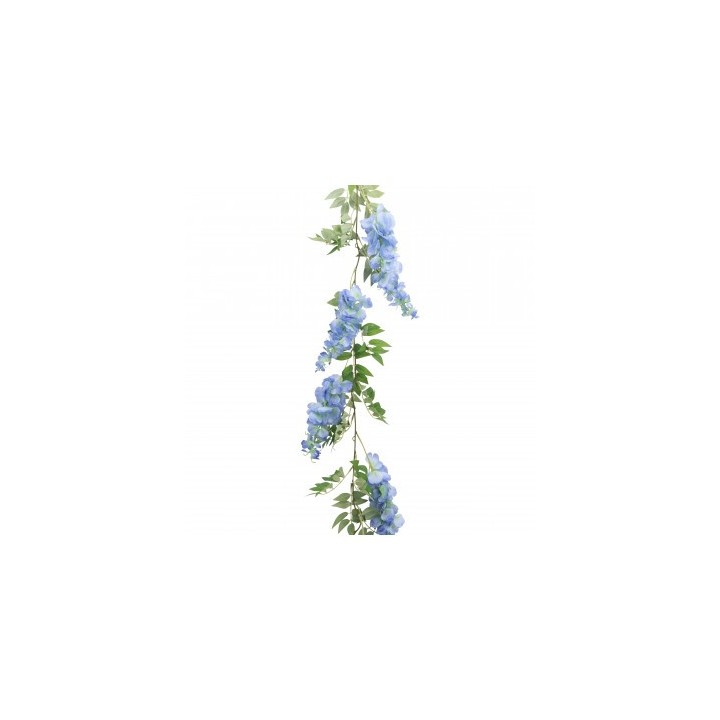 Guirlande glycine bleue