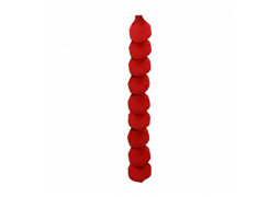 Guirlande 10 petales rose rouge GM
