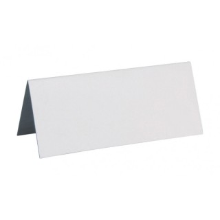 Marque-place blanc carton rectangle x10
