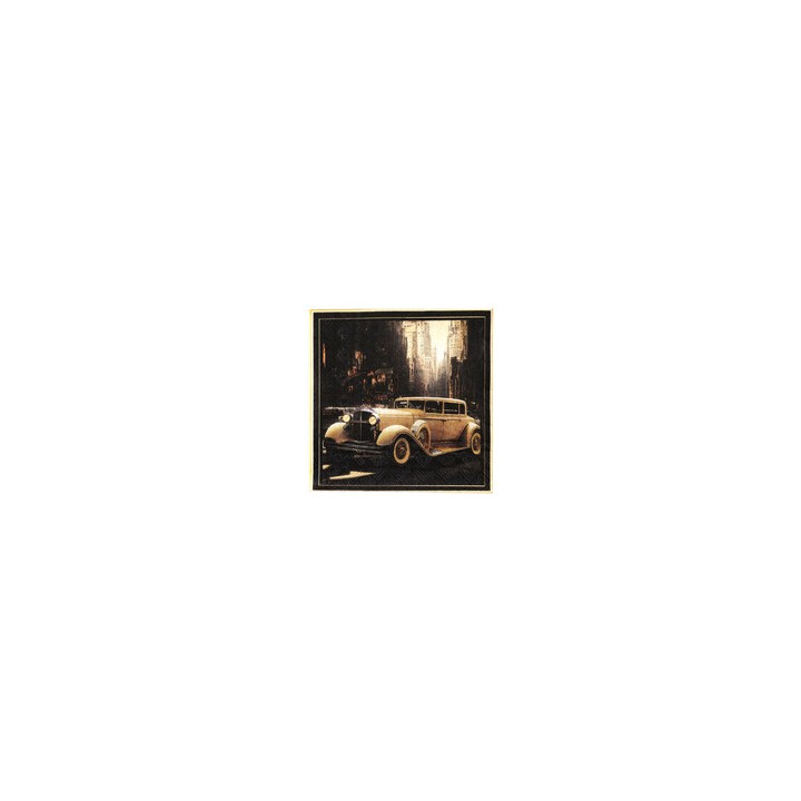 Serviettes gatsby noir x20
