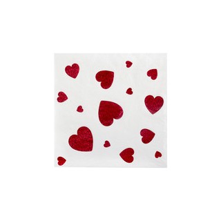 Serviettes saint valentin x20