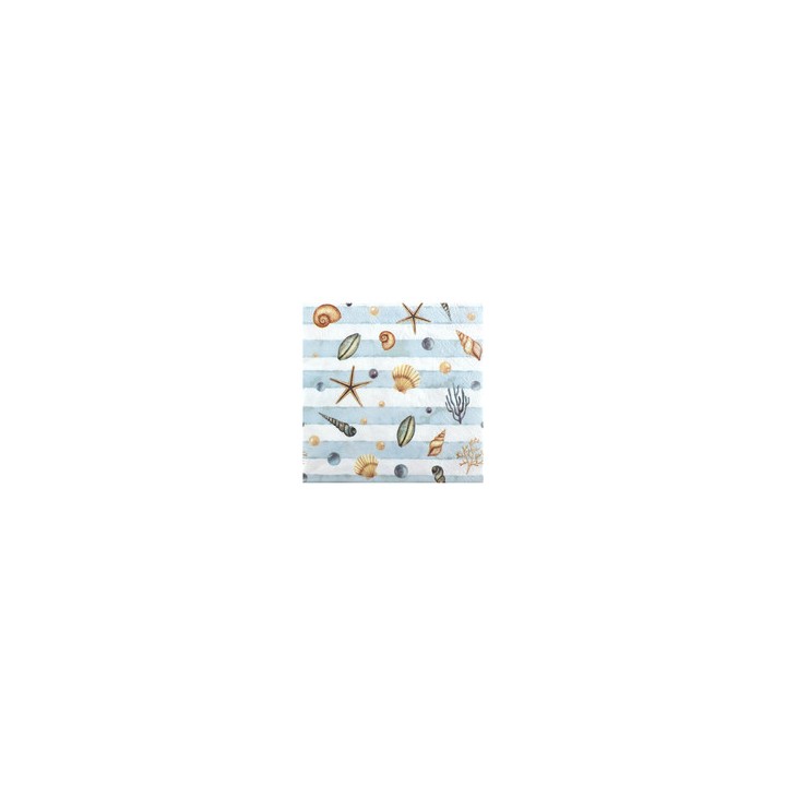 Serviettes coquillage x20