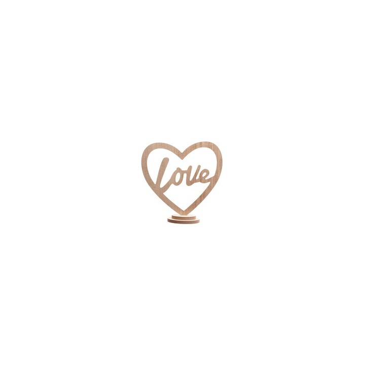 Centre de table coeur love