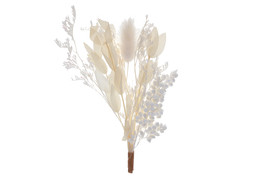 Petit bouquet romantique seché blanc