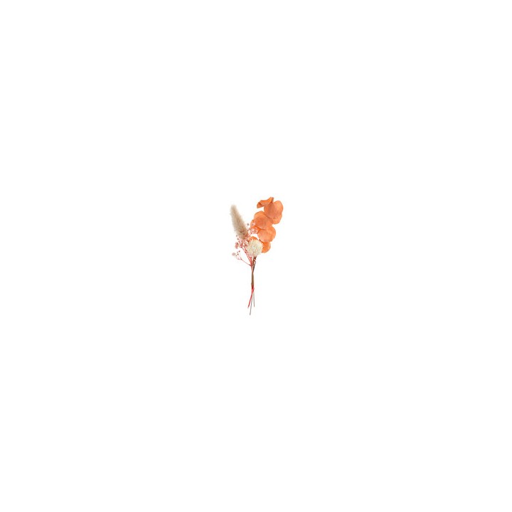 Petit bouquet romantique seché pêche