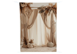 Toile de fond mariage naturel