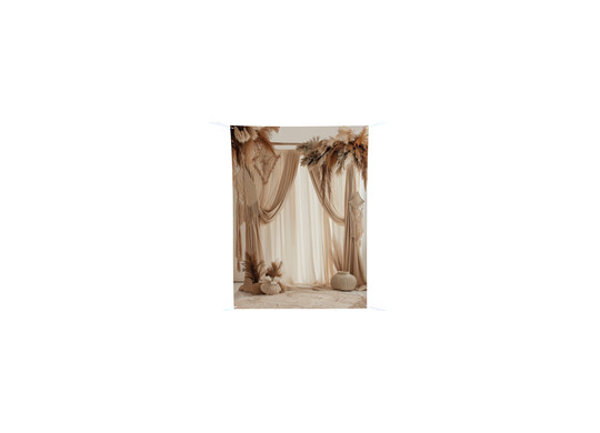 Toile de fond mariage naturel