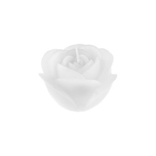Bougie rose blanche