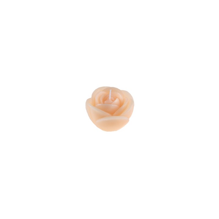 Bougie rose pêche