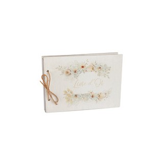 Livre d'or bois tendresse