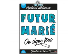 T-shirt à dédicacer futur marié