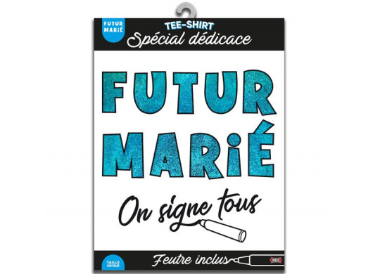 T-shirt à dédicacer futur marié T-shirt à dédicacer futur marié