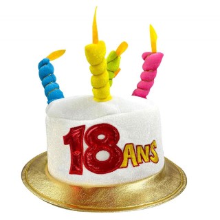 Chapeau anniversaire 18 ans