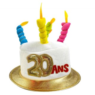 Chapeau anniversaire 20 ans