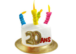 Chapeau anniversaire 20 ans