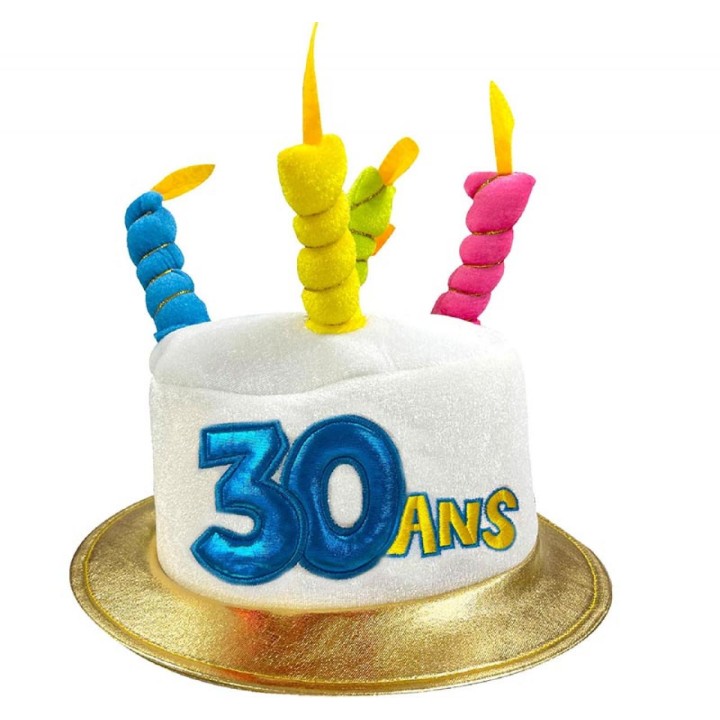 Chapeau anniversaire 30 ans