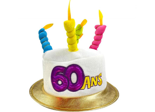 Chapeau anniversaire 60 ans Chapeau anniversaire 60 ans