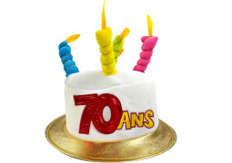 Chapeau anniversaire 70 ans