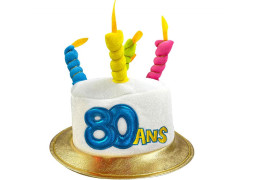 Chapeau anniversaire 80 ans