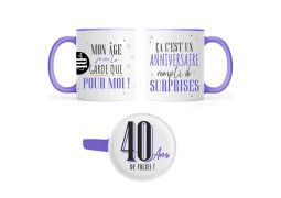 Mug 40 ans
